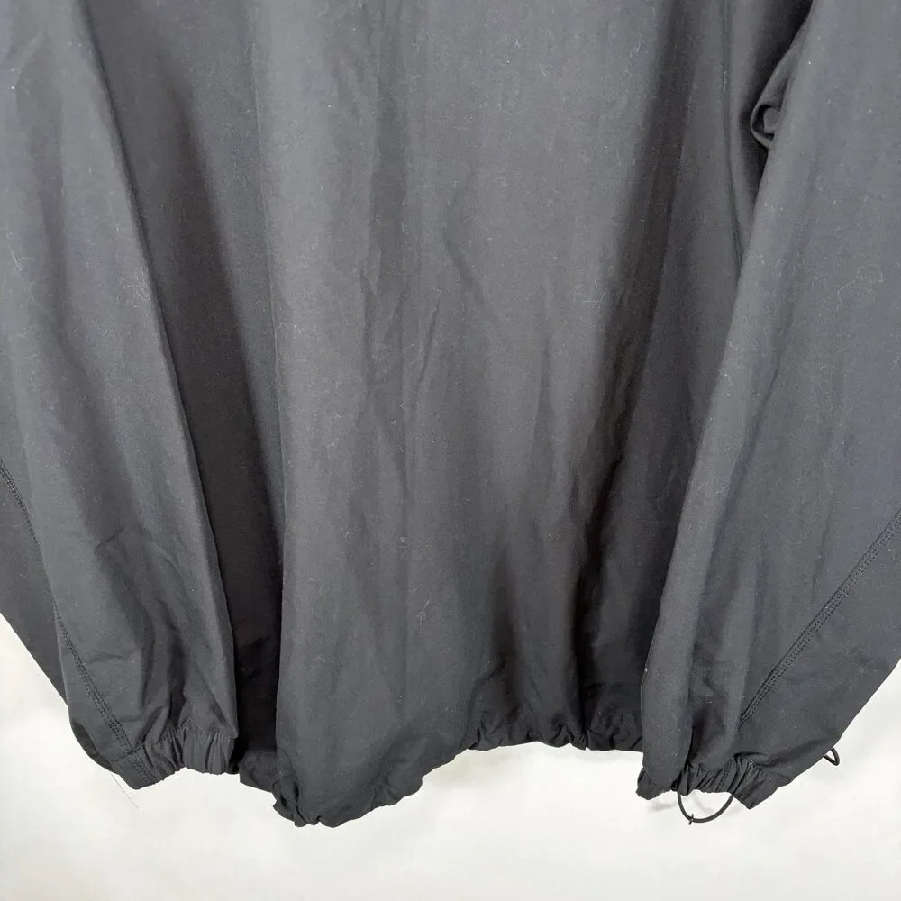 Adidas Climashell Wind 1/4 Zip Pullover Windbreaker Golf Jacket Mens XL Black